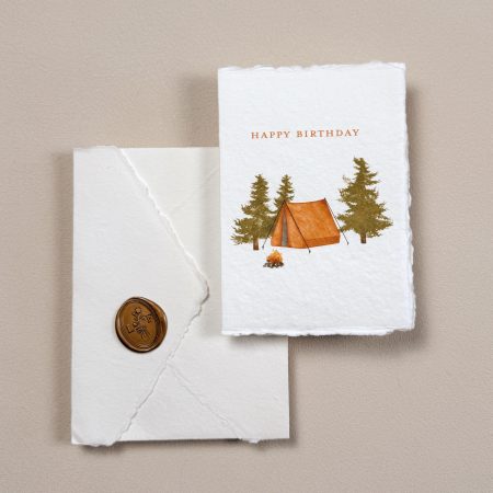 Camping Birthday Card